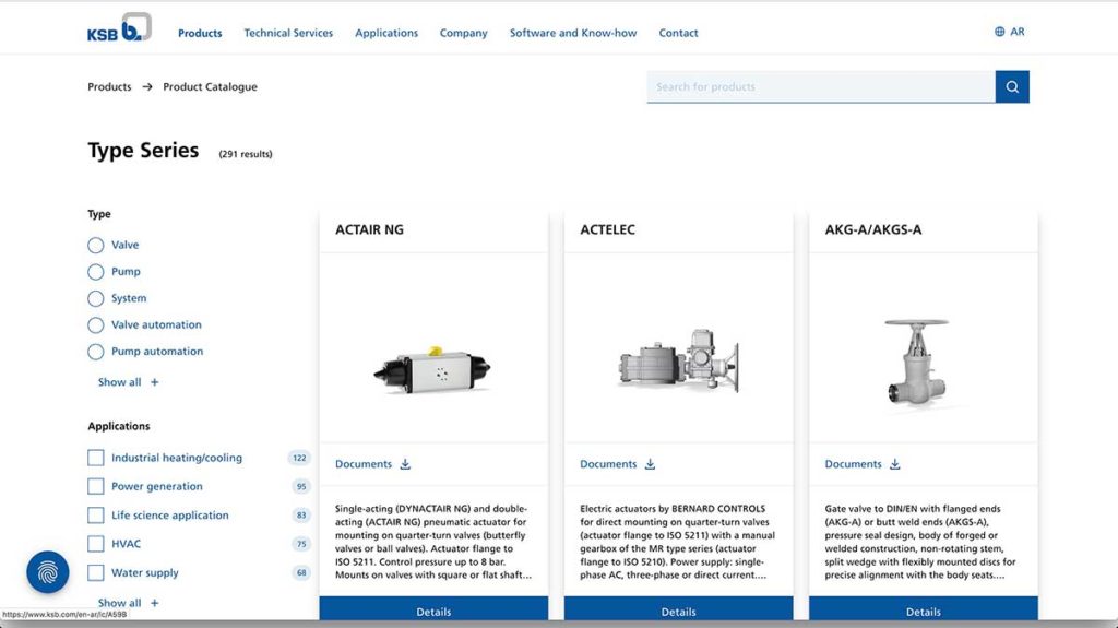 Posicionamiento web de bombas