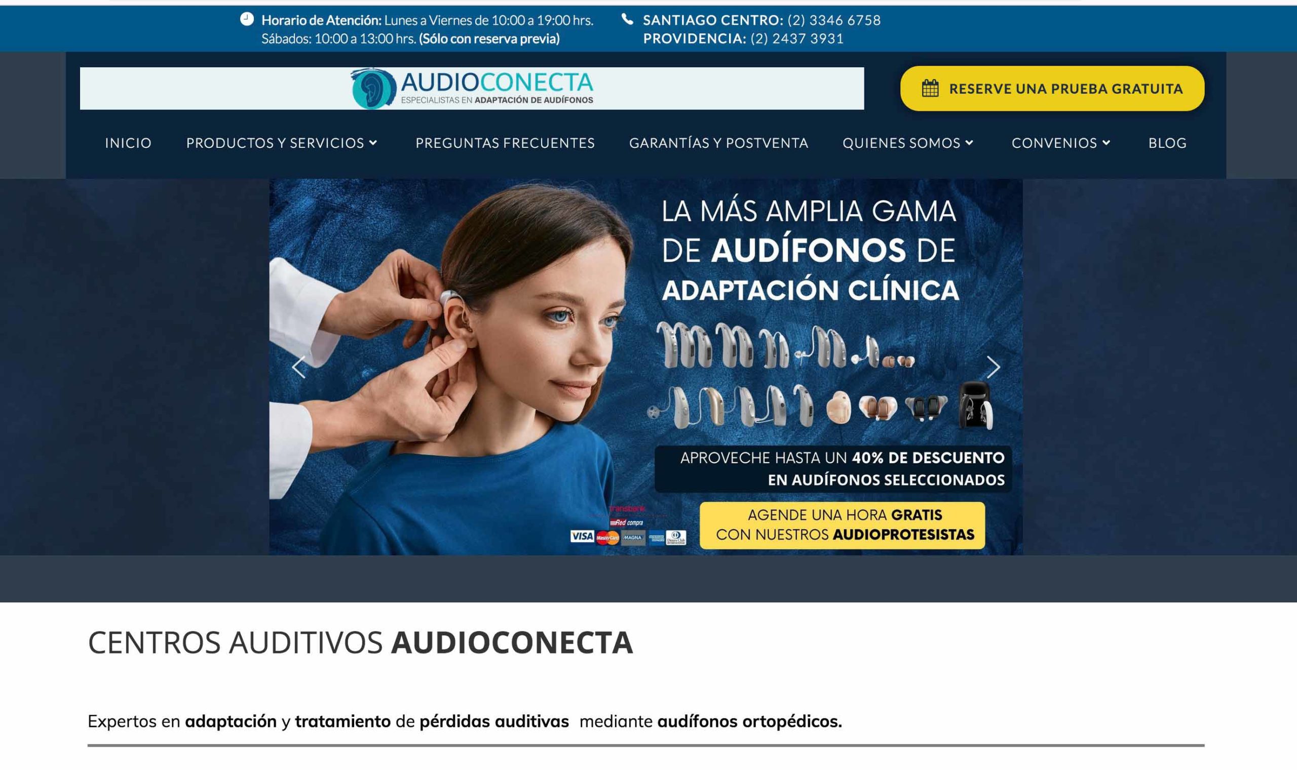 SEO tiendas audífonos médicos